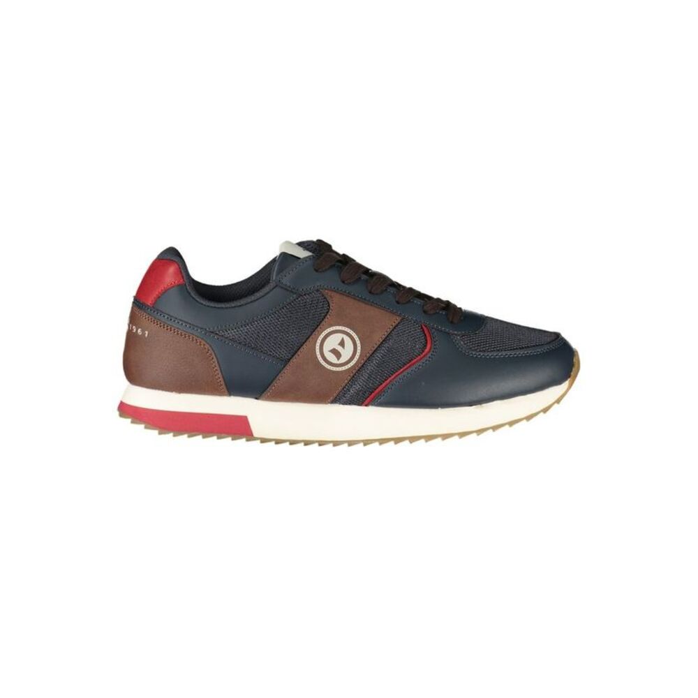 Navigare Blue Polyester Athletic Men's Sneakers